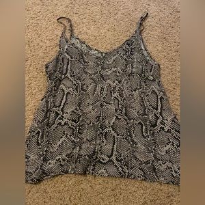 Snakeskin tank